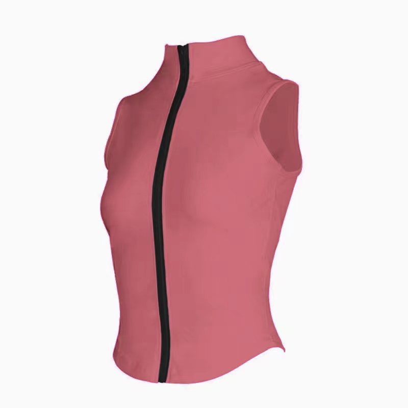 Sporta veste bez piedurknēm ar rāvējslēdzēju