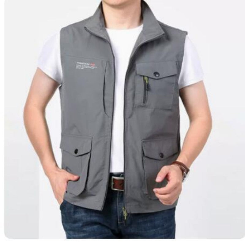 Veste atpūtai brīvā dabā, makšķerēšanai, fotografēšanai