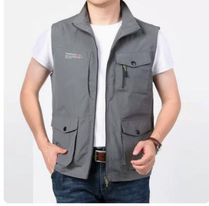 Veste atpūtai brīvā dabā, makšķerēšanai, fotografēšanai 